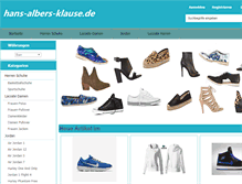 Tablet Screenshot of hans-albers-klause.de